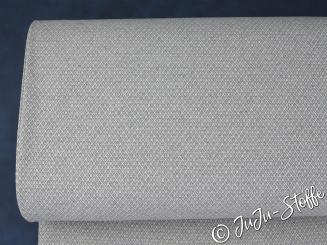 Canvas Raute Doubleface hellgrau Öko-Tex 