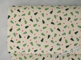 Canvas Tannenbäume Leinenoptik Öko-Tex 