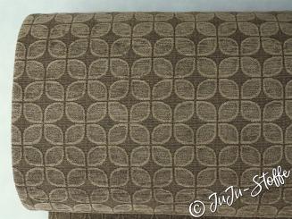 Jacquard Soft Ornaments braun Öko-Tex 