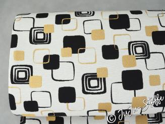 Taschenstoff Quadrate Öko-Tex 