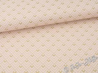 Dekostoff Ecken rosa 