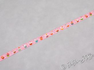 Webband Cupcake rosa 