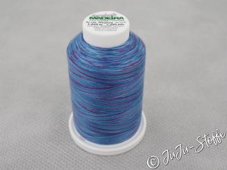 Madeira Premium Overlockgarn Aerolock Miniking blue lagoon 1200m Öko-Tex 