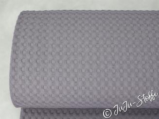 Waffel-Piqué "XXL" dunkelgrau Öko-Tex 