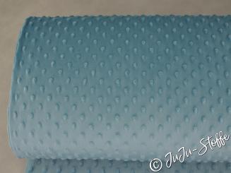 Minky Fleece Bubble himmelblau 