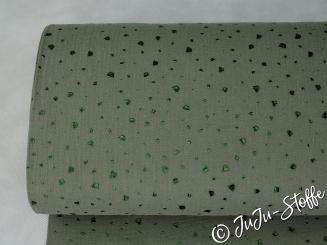 Musselin Diamant army 