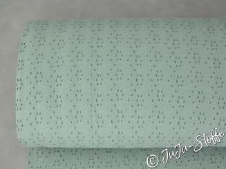 Jersey mit Lochstickerei mint Öko-Tex 