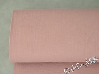 Musselin uni dusty rose Öko-Tex 