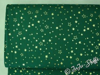 Baumwoll Popeline Sterne Öko-Tex 