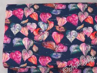 Viskose Leinen Blätter Öko-Tex 