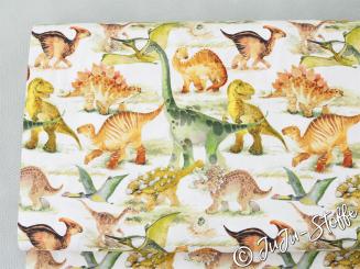 Baumwolle Popeline Dinos Öko-Tex 