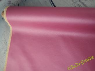 Kunstleder Metallic himbeer 