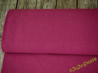 Leinen uni fuchsia Öko-Tex 