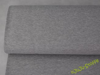 French Terry mittelgrau meliert Öko-Tex  
