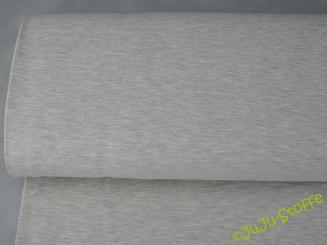 French Terry hellgrau meliert Öko-Tex  