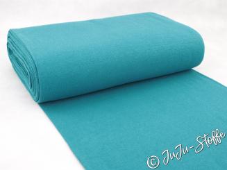 Bündchen petrol uni Schlauchware Öko-Tex 