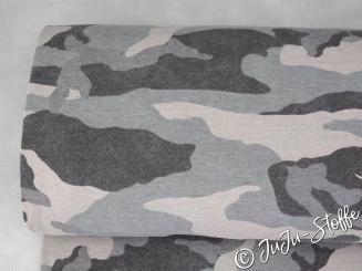 Sweat Camouflage grau meliert 