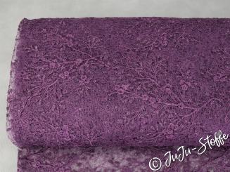 Mesh Spitze Stickerei fuchsia 