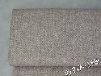 Leinen-Baumwoll-Twill braun weiß 