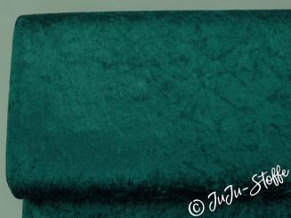 Pannesamt uni dunkelgrün 