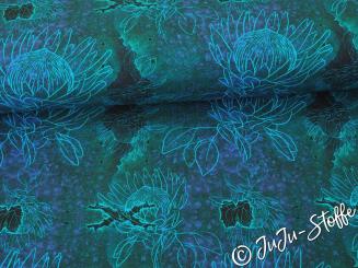 Sweat Blume der Nacht blau 