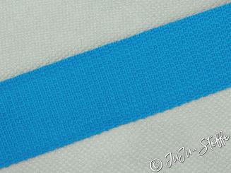 Gurtband Basic aqua 40mm 