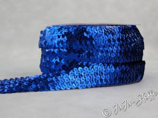 Pailettenband Stretch cobalt 30mm 