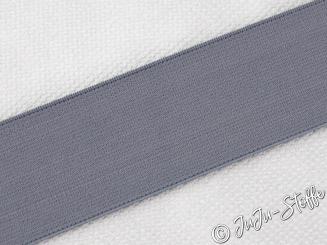 Gummiband Soft grau 40mm 