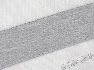 Gummiband Soft hellgrau meliert 40mm 