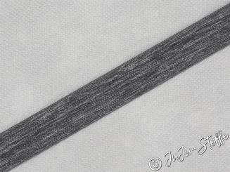Gummiband Soft grau meliert 25mm 