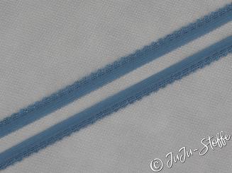 Gummi mit Spitze Soft denim 12mm 