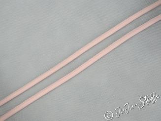 Kordel Kunstleder rund puder 6mm 