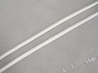 Kordel Kunstleder rund offwhite 6mm 