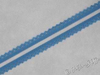 Gummi mit Spitze Soft denim 13mm 