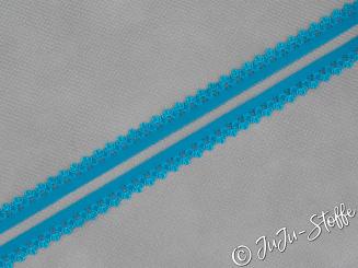 Gummi mit Spitze Soft aqua 13mm 