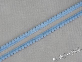 PomPom Borte Mini hellblau 6mm 
