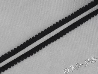PomPom Borte "Mini" schwarz 6mm 