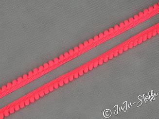 PomPom Borte "Mini" neonpink 6mm 
