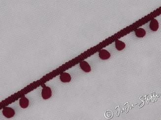 PomPom Borte Maxi bordeaux 10mm 