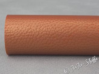 Kunstleder Zuschnitt kupfer metallic 