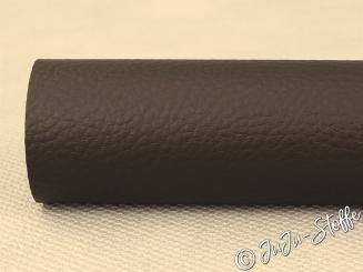 Kunstleder Zuschnitt dunkelbraun 