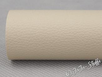Kunstleder Zuschnitt creme 