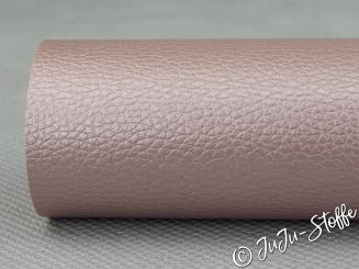 Kunstleder Zuschnitt rose metallic 
