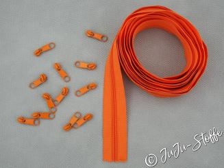 Endlos-Reißverschluss 3m orange 