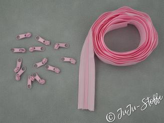 Endlos-Reißverschluss 3m rosa 