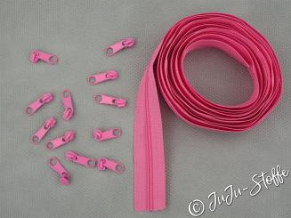 Endlos-Reißverschluss 3m pink 