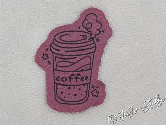 Aufnäher Patch Coffee beere metallic 