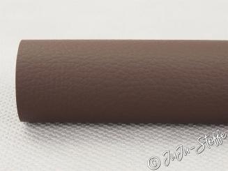 Kunstleder Zuschnitt dunkelbraun 