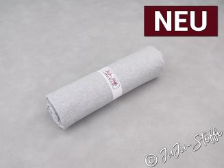 Canvas Zuschnitt hellgrau meliert Oeko-Tex® 