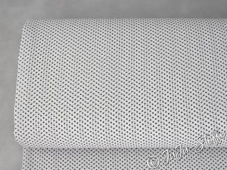 Chiffon Punkte weiß 